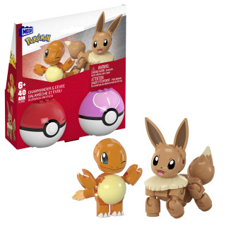 MEGA - Pokémon Pack 2 Eevee e Charmander JCR81