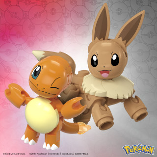 MEGA - Pokémon Pack 2 Eevee e Charmander JCR81
