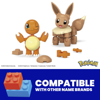 MEGA - Pokémon Pack 2 Eevee e Charmander JCR81