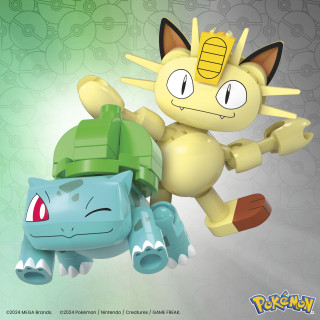 MEGA - Pokémon Pack 2 Moewth e Bulbasaur JCR82