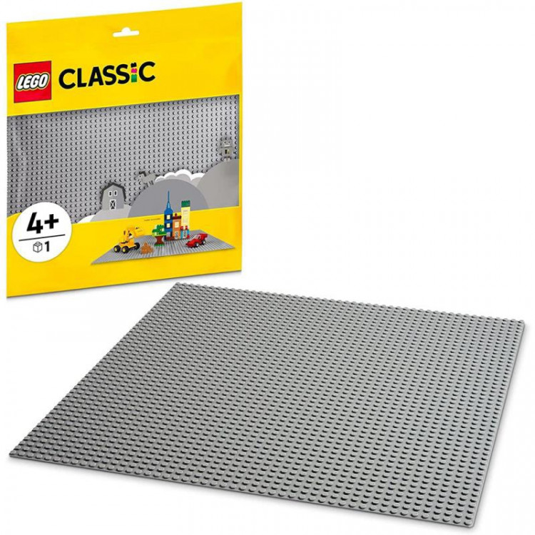 LEGO Placa de Construção Cinzenta 11024