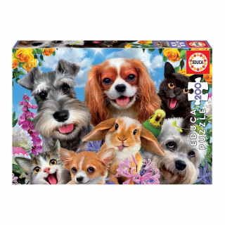 EDUCA - Puzzle 200 Selfie de Mascotes 19293