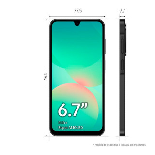 SAMSUNG - Galaxy A26 5G 256GB Preto SM-A266BZKCEUB