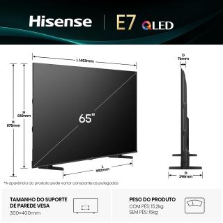 HISENSE - QLED Smart TV 65E7Q
