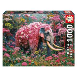 EDUCA - Puzzle 1000 Elefante Floral 20229