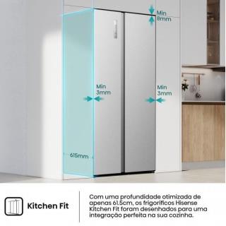 HISENSE - Side by Side RS3P558NEIE